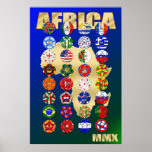 World Cup Soccer Africa Soccer Football Sports Print