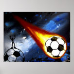 WORLD CUP SOCCER ART PRINT