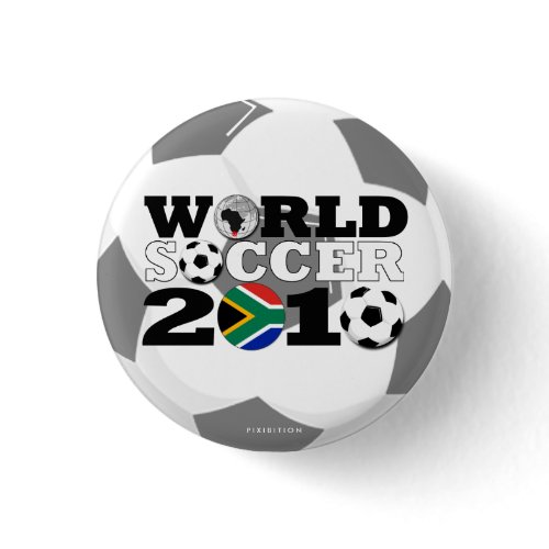 World Cup Soccer Ball Round Button button