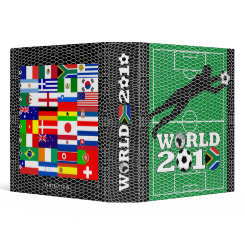 World Cup Soccer Field Goal Binder binder