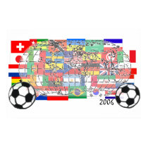 World Cup Soccer Globe posters