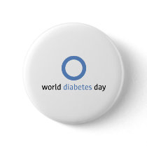 World Diabetes Day Button by diabetesdaily World Diabetes Day Button