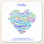 World Doll Day 2016 Coasters