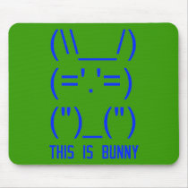 World Domination Bunny Mousepad