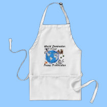 World Domination Puppy Proliferation Apron aprons