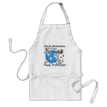 World Domination Puppy Proliferation Apron