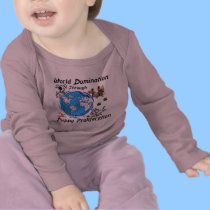World Domination Puppy Proliferation Infant t-shirts