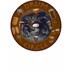 world drum circle shirt