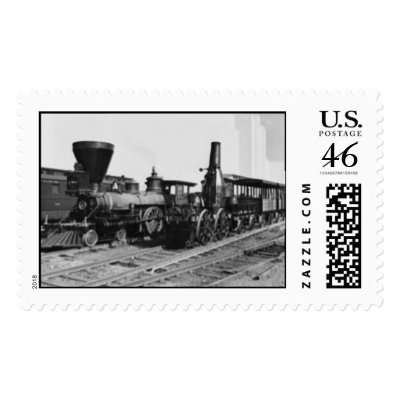 World Fair Locamotives 1930's Postage Stamps by KSFAMILY