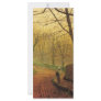 World Famous Painting Brilliant Autumn Colors Personalized Rack Card