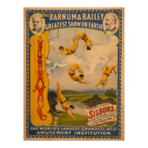 World Famous Silbons Barnum & Bailey Circus Poster posters by ZephyrusBooks World Famous Silbons Barnum & Bailey Circus Poster posters