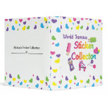 World Famous Sticker Collector! Binder