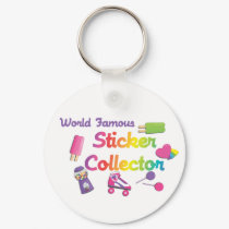 World Famous Sticker Collector keychains