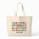 World Flag Bags by 1000suns World Flag Bags