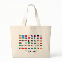 World Flag Bags by 1000suns World Flag Bags