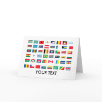 World Flag Greeting Cards by 1000suns World Flag Greeting Cards