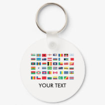 World Flag Keychains