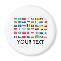 World Flag Magnets
