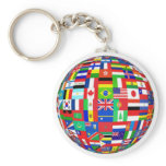 WORLD FLAGS KEY CHAINS