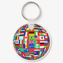 WORLD FLAGS keychains by ZuluFlight WORLD FLAGS keychains