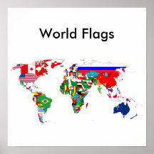 World Flags Poster