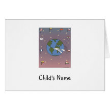 World Flags Thank You Card