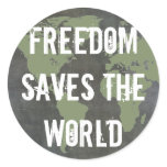 World Freedom Sticker