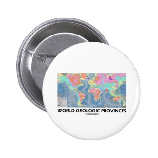 World Geologic Provinces (World Map Geology) Buttons