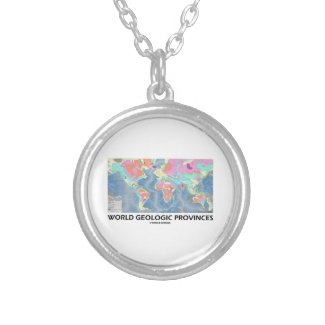 World Geologic Provinces (World Map Geology) Pendant