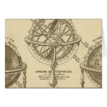 World Globe Cards