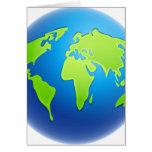 World Globe Greeting Cards