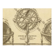 World Globe Postcard