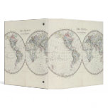 World in hemispheres binder