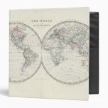 World in hemispheres binder