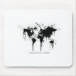 world ink splatter mouse mats