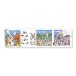 World Is My Carrot Bumper Stickers