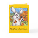 World is Your Carrot Greeting Card