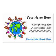 World Kids Business Card Templates