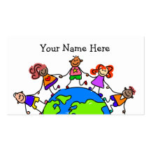 World Kids Business Cards