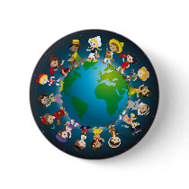 World kidz pinback buttons