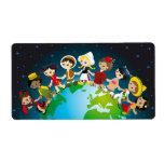 World kidz personalized shipping labels