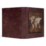 World Map Avery Binder