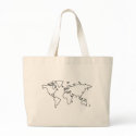 World map bags by Thinkdifferent World map bags