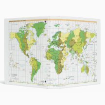 World Map Binder