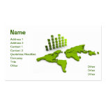 World Map Business Card