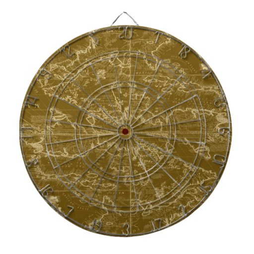 World Map Dart Board Zazzle