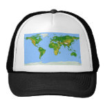 World Map Hat