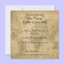 World Map invitations