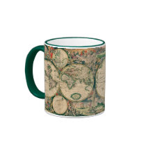 World Map Mug #2 by bontondesigns World Map Mug #2
