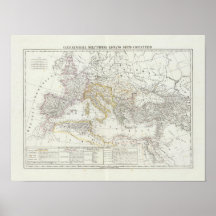 World Map of Eastern Hemisphere Print